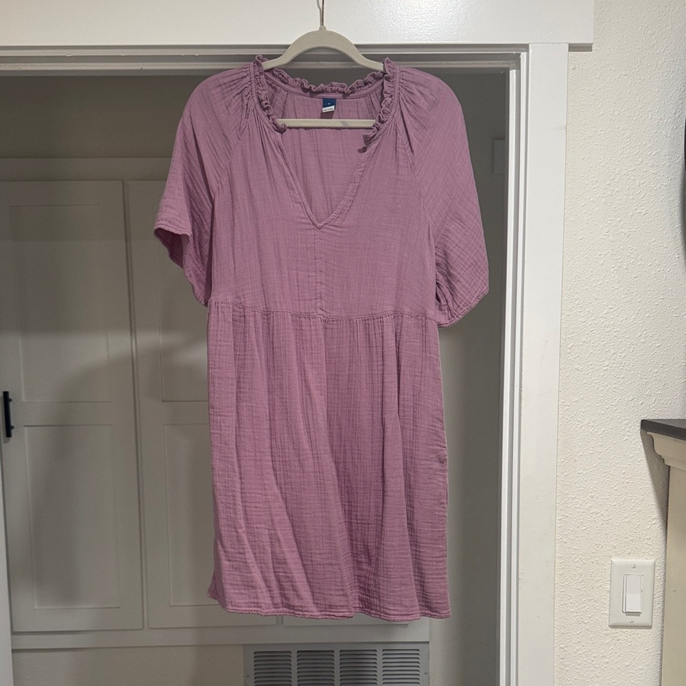 Old Navy Mauve Ruffled Top